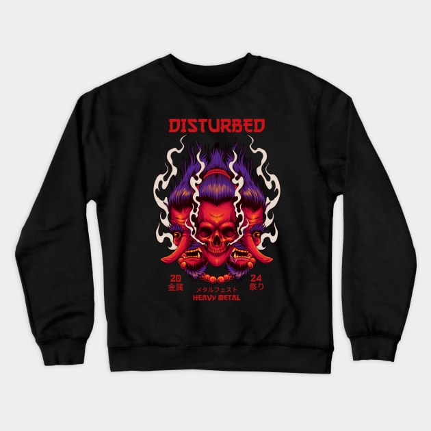 disturbed Crewneck Sweatshirt by enigma e.o